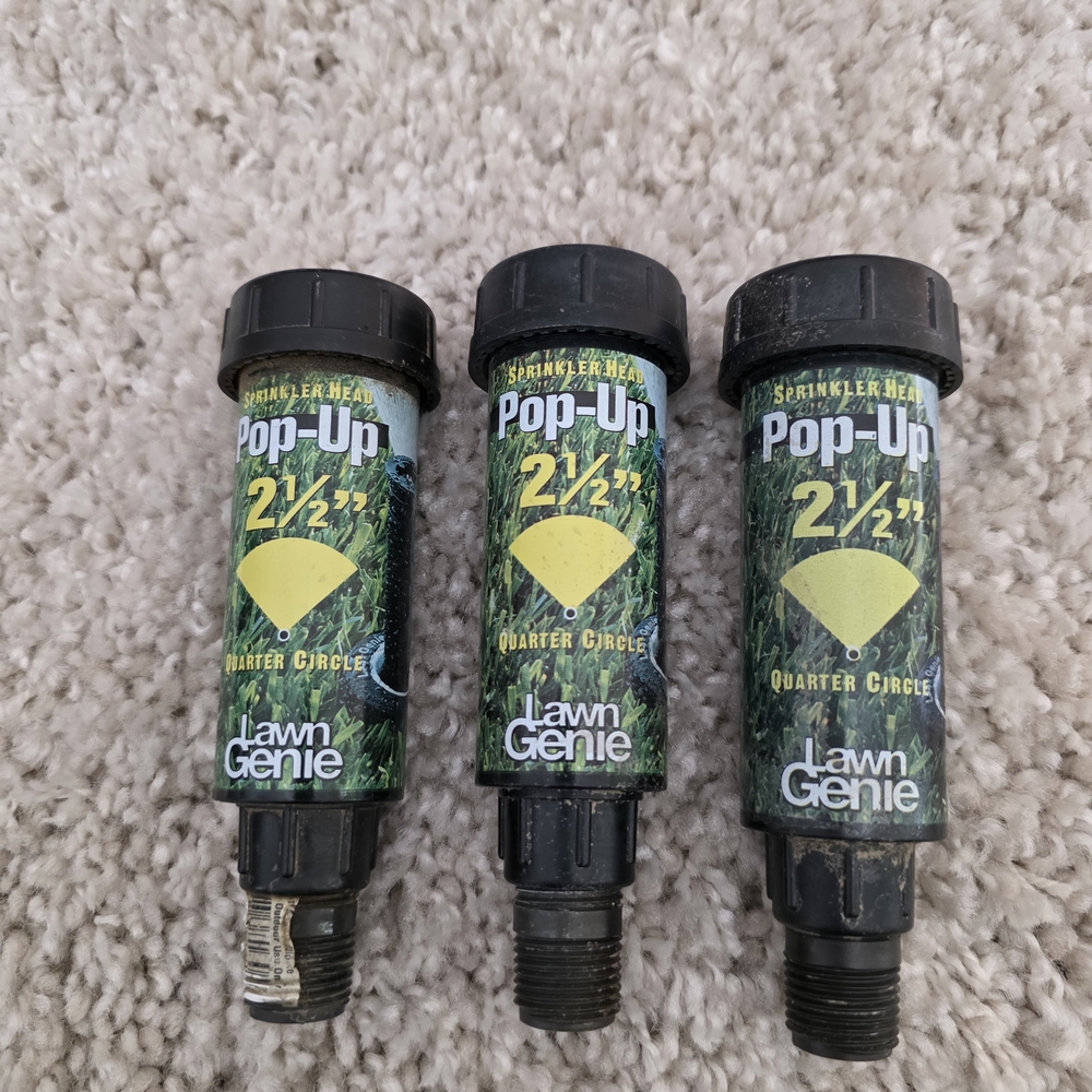 Pop-Up Sprinkler Head 2 1/2" Quarter Circle - Black/Yellow